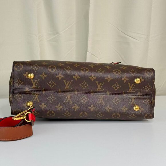 Louis Vuitton Monogram Canvas Tuileries Shoulder Bag with Red Accents - Picture 5 of 9